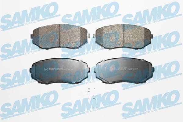 SAMKO Sada brzdových platničiek kotúčovej brzdy 5SP1573 1