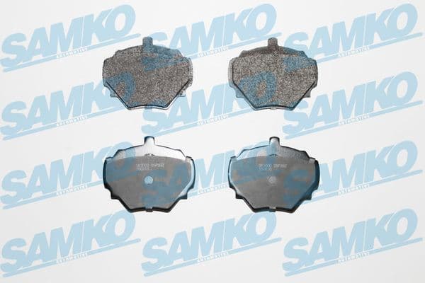 SAMKO Sada brzdových platničiek kotúčovej brzdy 5SP392 1