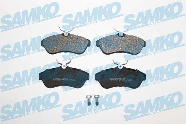 SAMKO Sada brzdových platničiek kotúčovej brzdy 5SP806 1