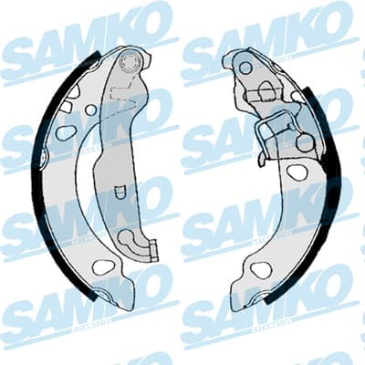SAMKO Sada brzdových čeľustí 88190 1