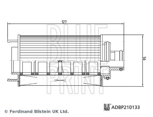 BLUE PRINT Olejový filter ADBP210133 1