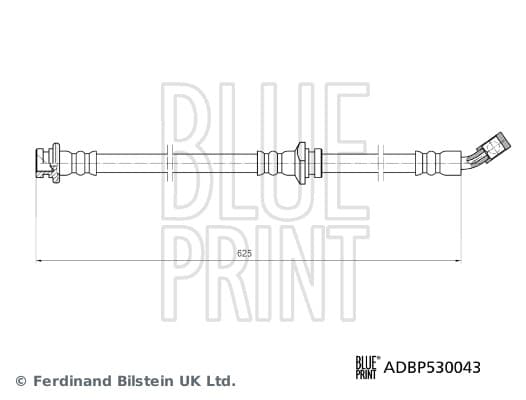 BLUE PRINT Brzdová hadica ADBP530043 1