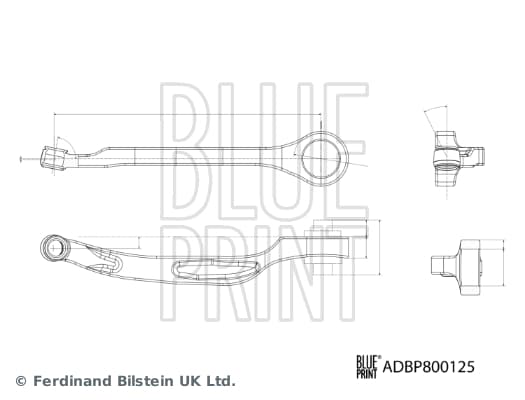 BLUE PRINT Uloženie motora ADBP800125 1