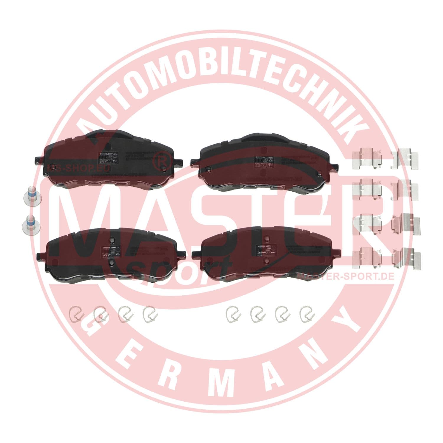 MASTER-SPORT Sada brzdových platničiek kotúčovej brzdy 13046038702N-SET-MS 1