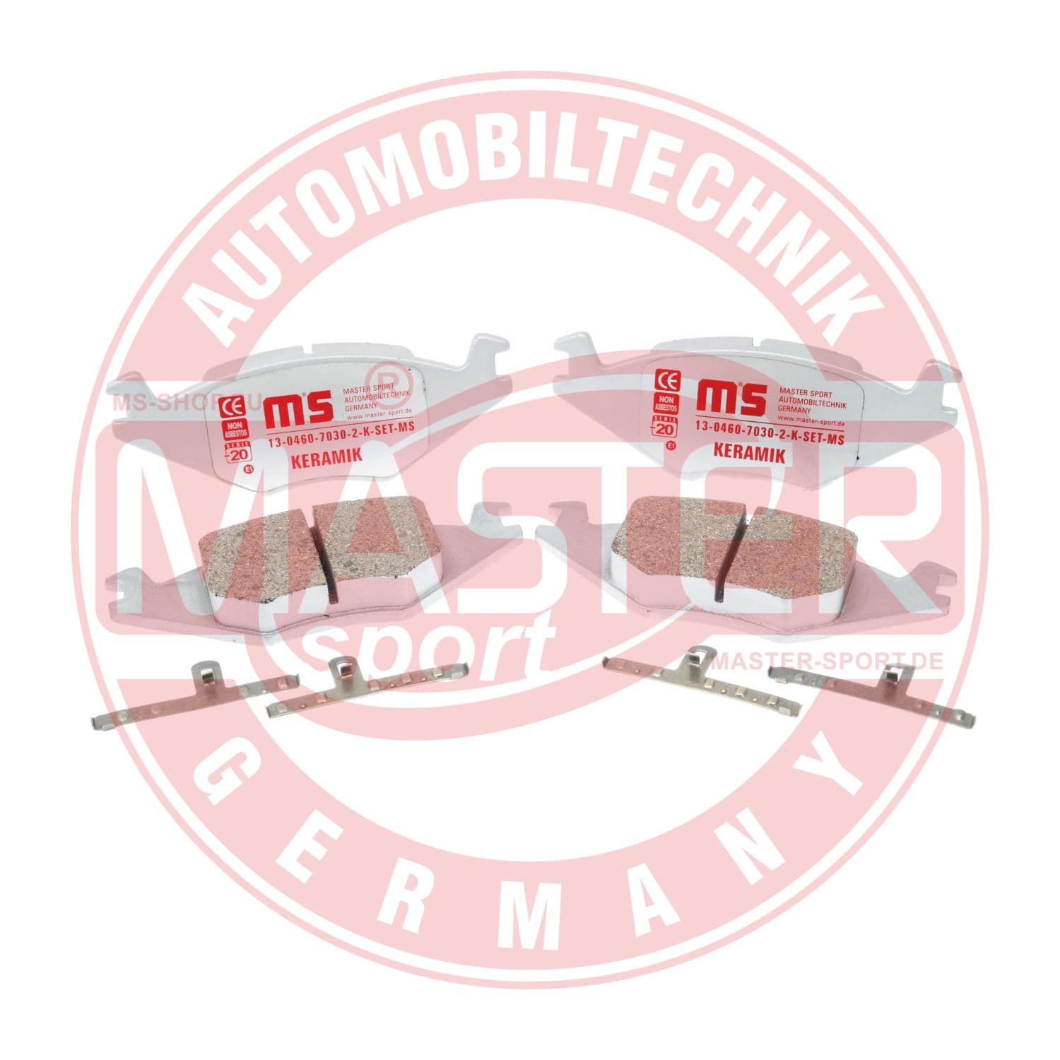 MASTER-SPORT Sada brzdových platničiek kotúčovej brzdy 13046070302KSETMS 1