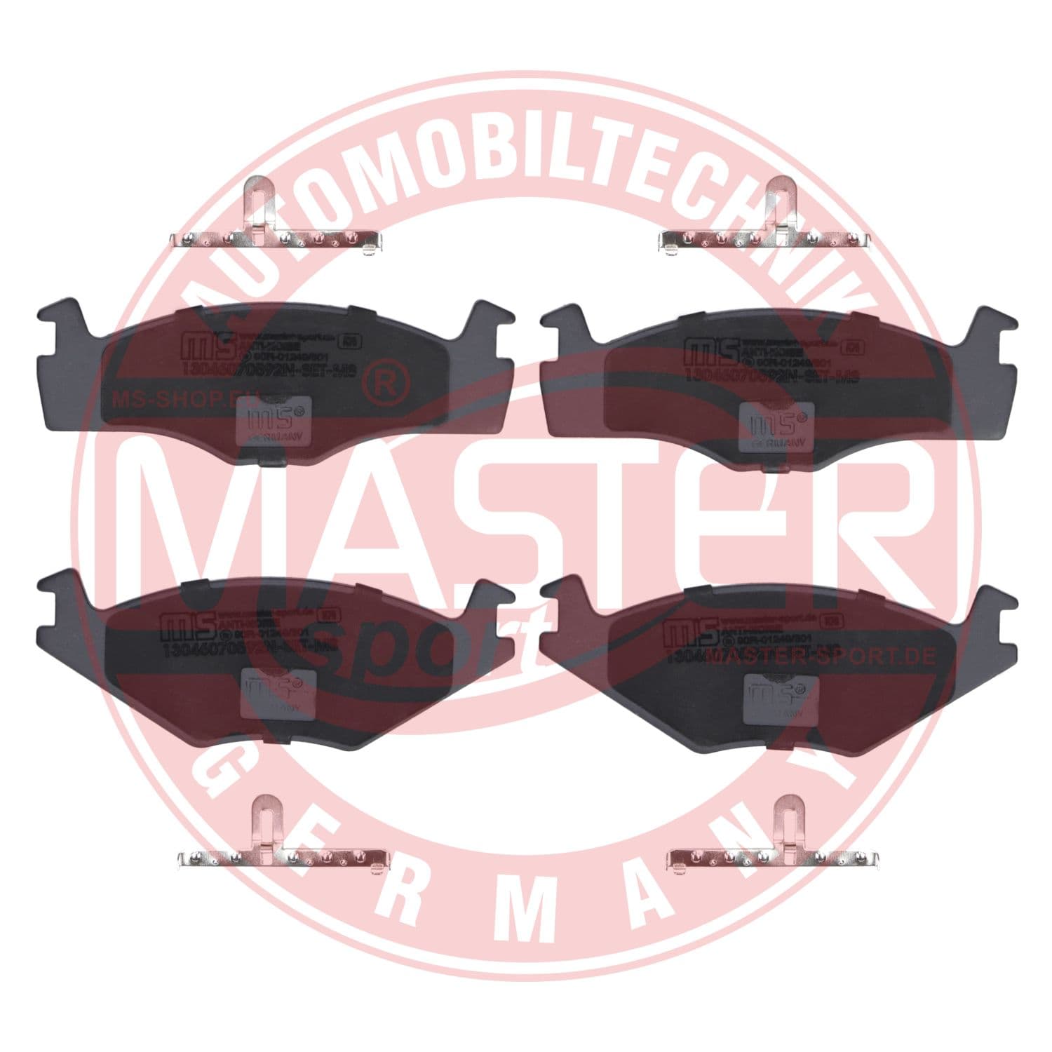 MASTER-SPORT Sada brzdových platničiek kotúčovej brzdy 13046070592NSETMS 1