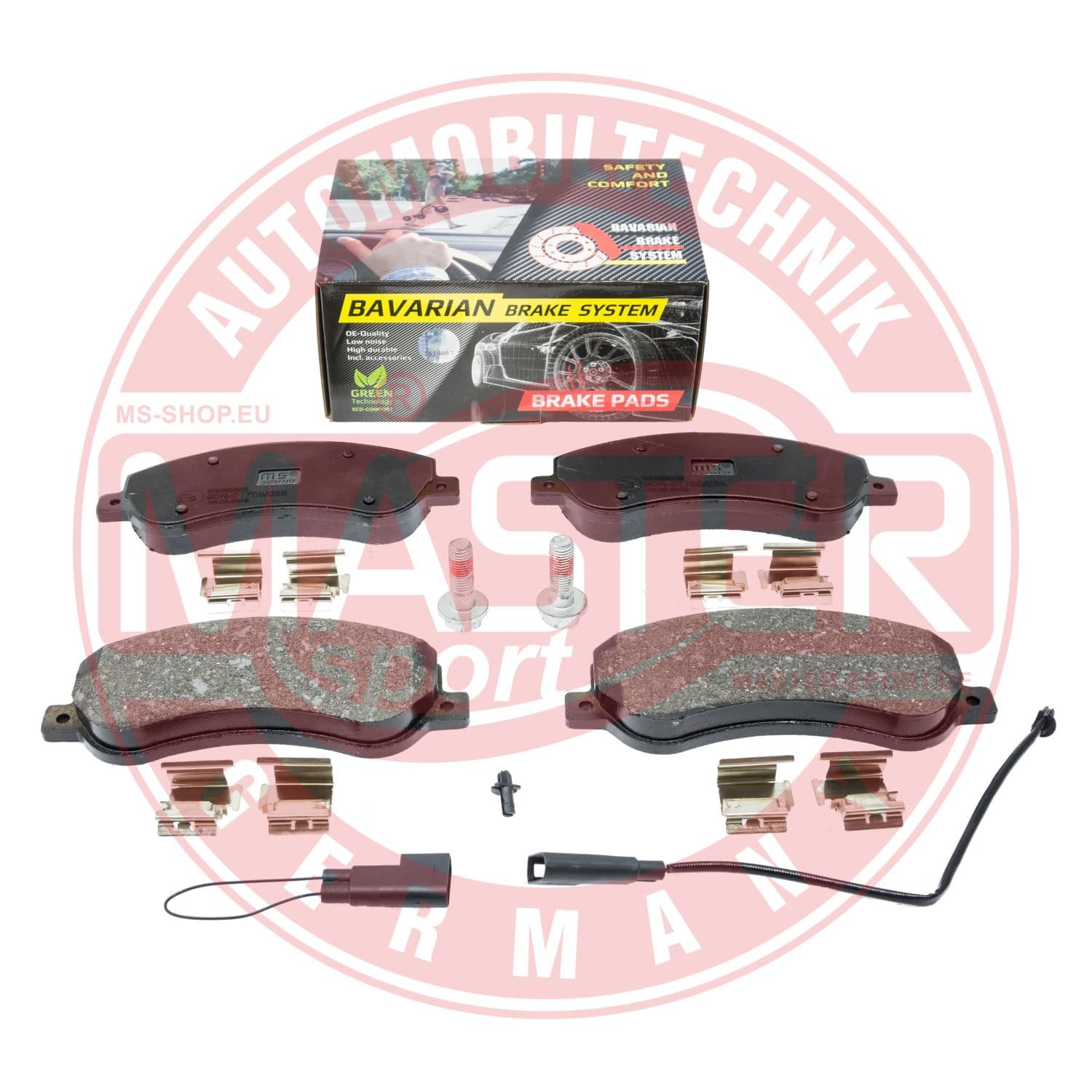 MASTER-SPORT Sada brzdových platničiek kotúčovej brzdy K6038602 1