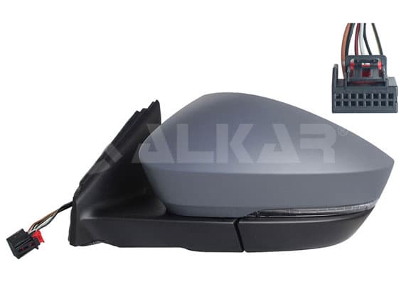ALKAR Vonkajšie spätné zrkadlo 9039771 1