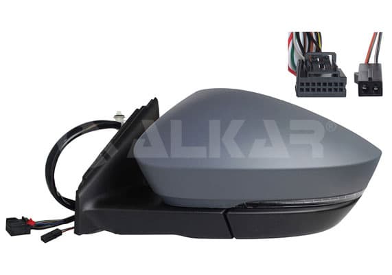 ALKAR Vonkajšie spätné zrkadlo 9057771 1