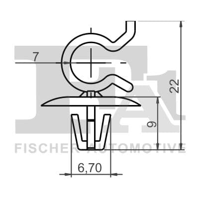 FA1 Príchytka ozdobnej/ochran. lišty 21400725 1