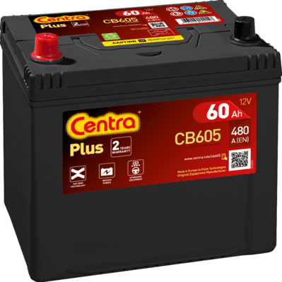 CENTRA Štartovacia batéria CB605 1