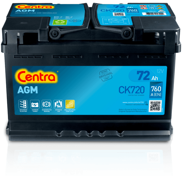 CENTRA Štartovacia batéria CK720 1