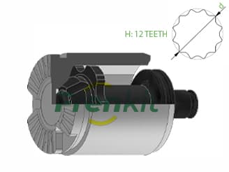 FRENKIT Piest brzdového strmeňa K434806 1