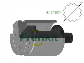 FRENKIT Piest brzdového strmeňa K435201 1