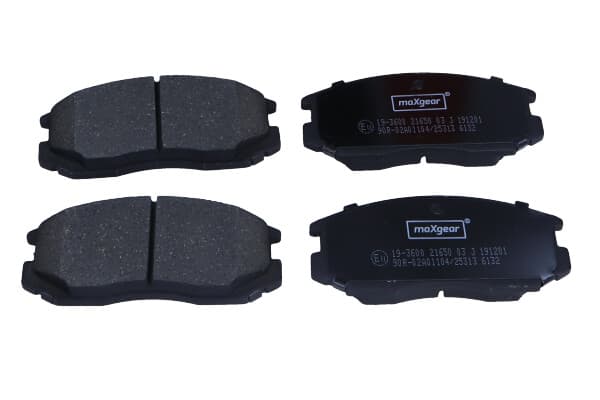 MAXGEAR Sada brzdových platničiek kotúčovej brzdy 193600 1