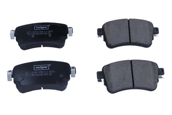 MAXGEAR Sada brzdových platničiek kotúčovej brzdy 19-3663 1