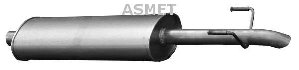 ASMET Koncový tlmič výfuku 02043 1