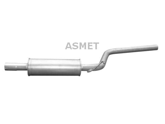 ASMET Stredný tlmič výfuku 03108 1