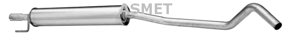 ASMET Stredný tlmič výfuku 05145 1
