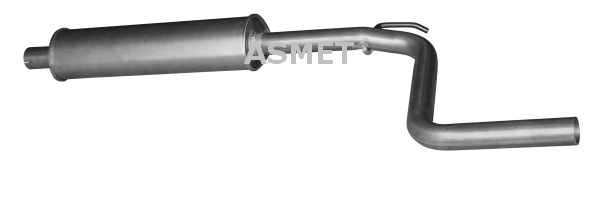 ASMET Stredný tlmič výfuku 05188 1