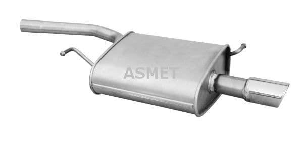 ASMET Koncový tlmič výfuku 06.016 1