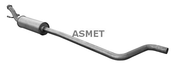 ASMET Stredný tlmič výfuku 09.113 1