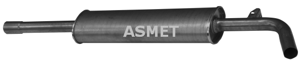 ASMET Stredný tlmič výfuku 10103 1