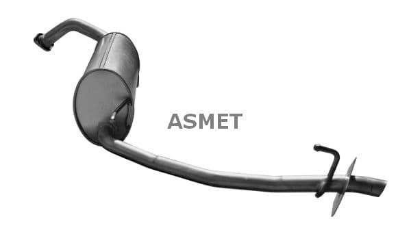 ASMET Koncový tlmič výfuku 13.038 1