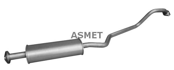 ASMET Stredný tlmič výfuku 14.035 1
