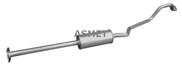 ASMET Stredný tlmič výfuku 14.036 1