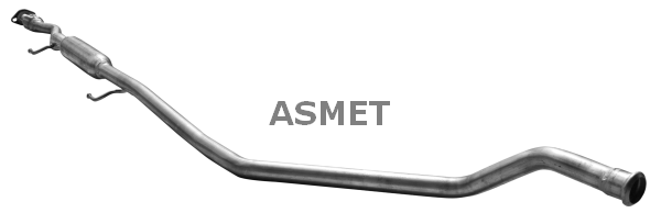 ASMET Stredný tlmič výfuku 15.018 1