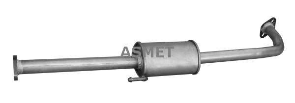 ASMET Stredný tlmič výfuku 15.008 1