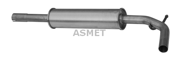 ASMET Stredný tlmič výfuku 19010 1