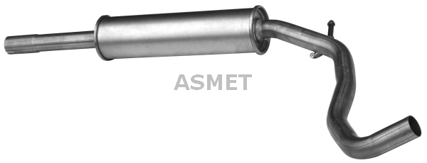 ASMET Stredný tlmič výfuku 19025 1