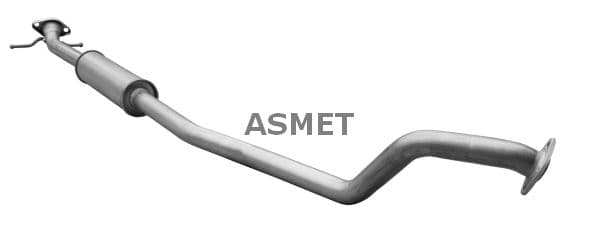 ASMET Stredný tlmič výfuku 25.014 1