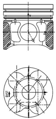 KOLBENSCHMIDT Piest 40179610 1