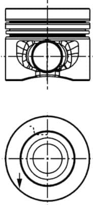 KOLBENSCHMIDT Piest 40558600 1