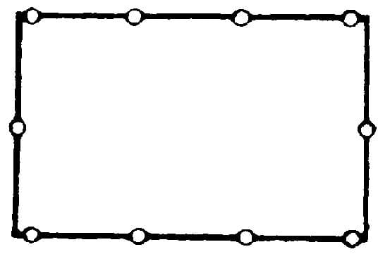 BGA Tesnenie veka hlavy valcov RC2399 1