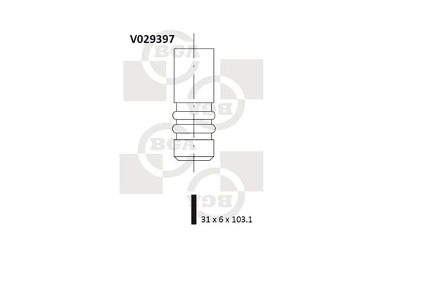 BGA Sací ventil V029397 1