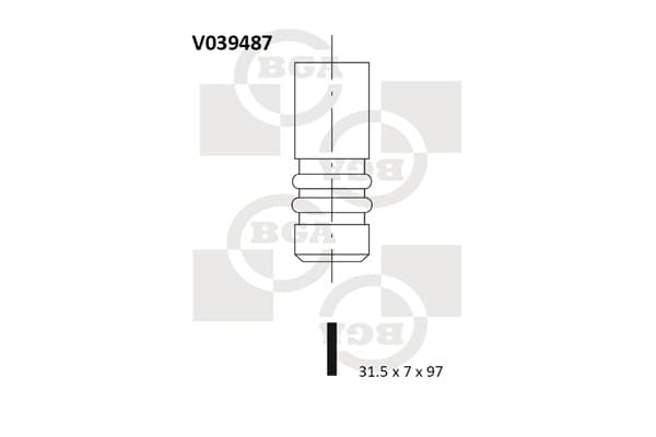 BGA Výpustný ventil V039487 1