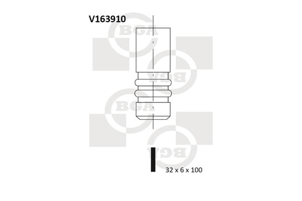 BGA Sací ventil V163910 1