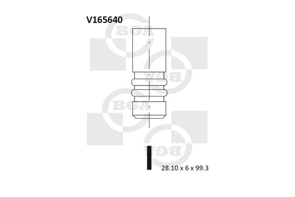 BGA Sací ventil V165640 1