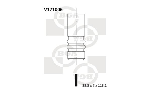 BGA Sací ventil V171006 1
