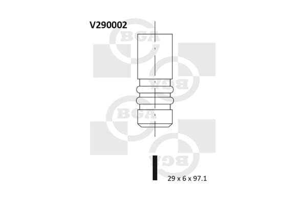 BGA Sací ventil V290002 1