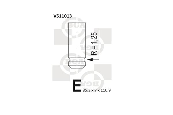 BGA Sací ventil V511013 1