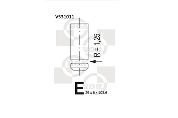 BGA Výpustný ventil V531011 1