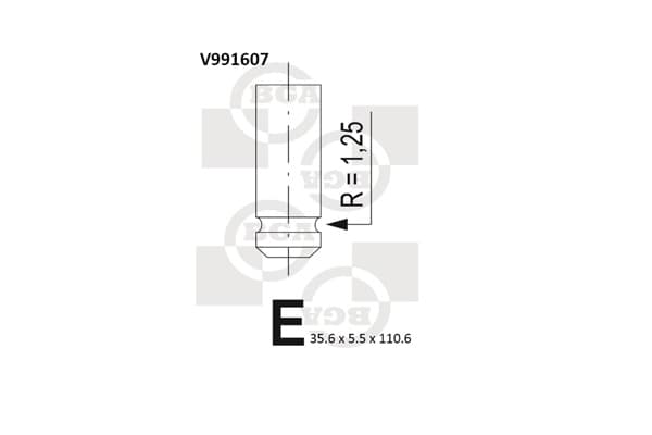 BGA Sací ventil V991607 1