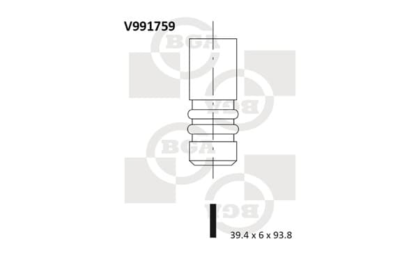 BGA Sací ventil V991759 1