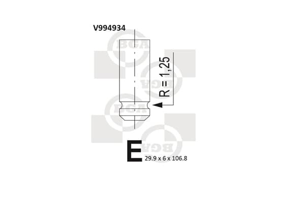 BGA Výpustný ventil V994934 1