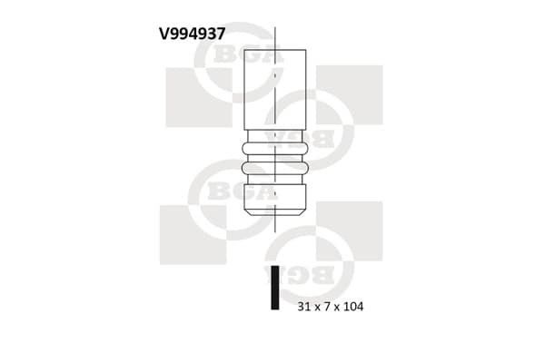 BGA Sací ventil V994937 1